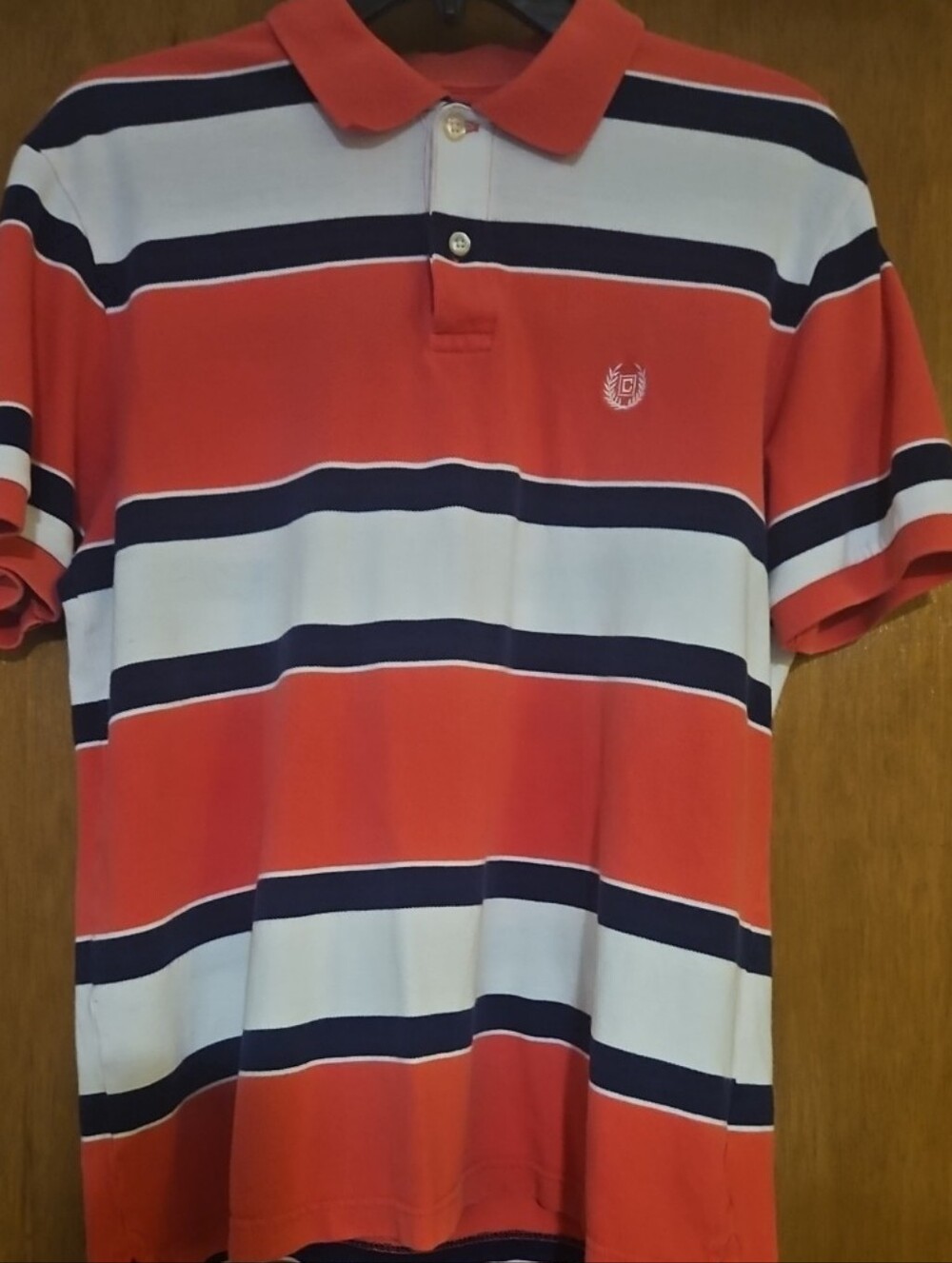 Vintage Chaps Ralph Lauren Polo Shirts Size Med Pink blue white